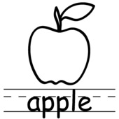 Apple black and white image of teacher clipart black and white apples ...