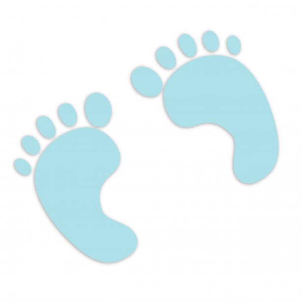 Baby feet baby footprints blue clipart free pictures 2