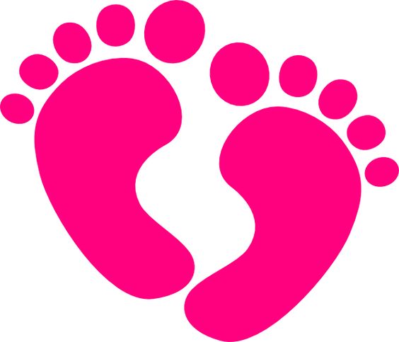 Baby feet baby girl feet clip art shower