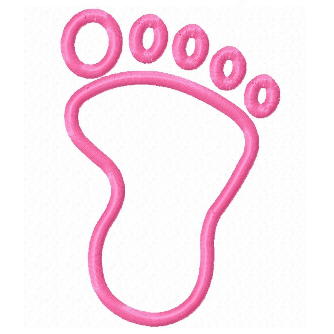 Baby feet clip art 7