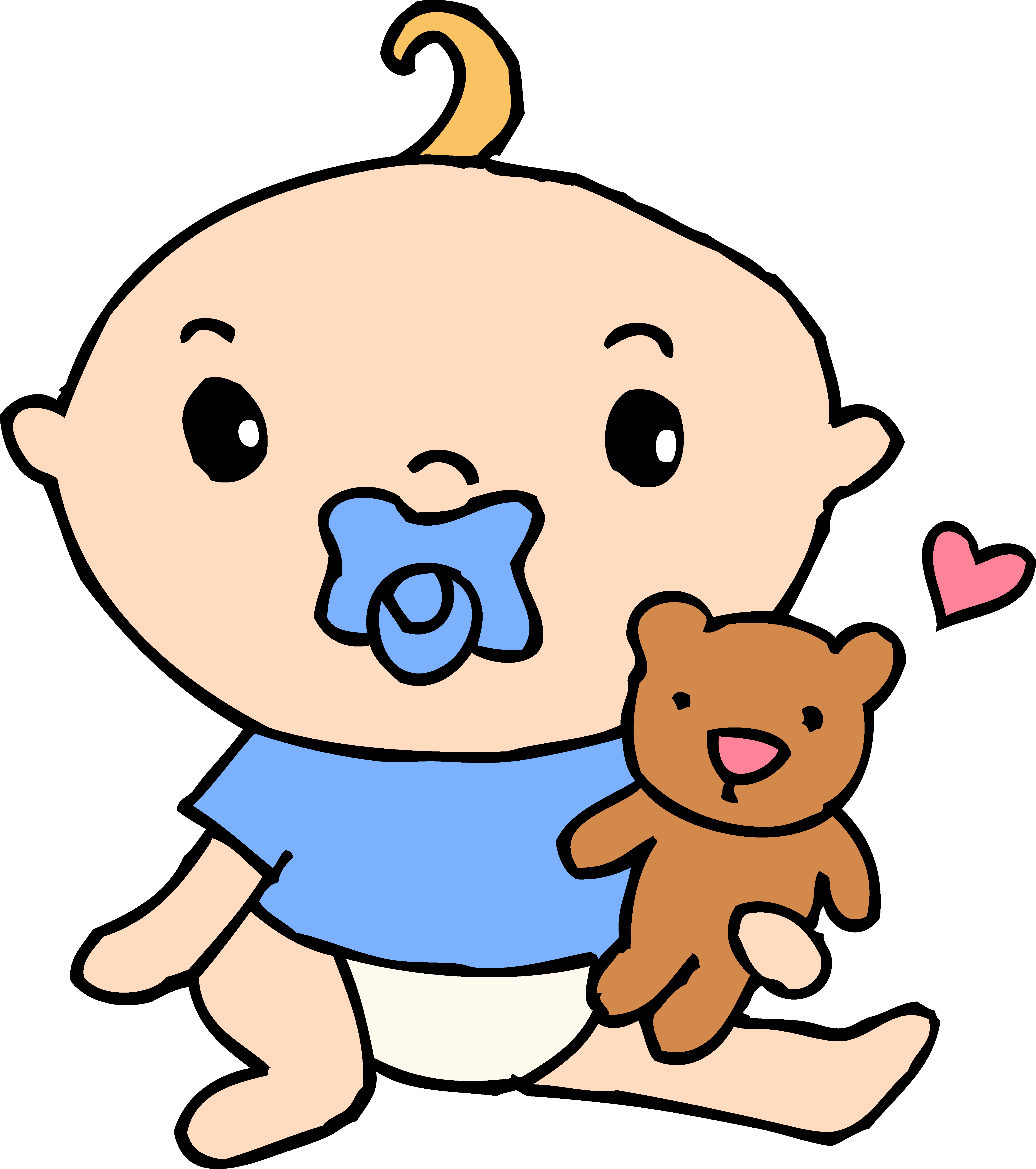 Baby rattle vintage baby illustrations clipart boy with rattle free