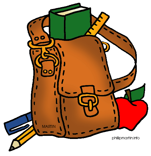 Backpack clipart 6