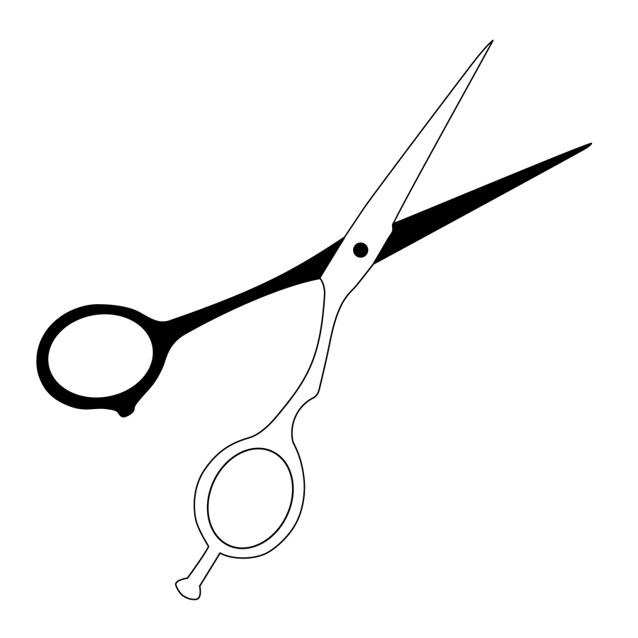 Barber scissors clipart 2