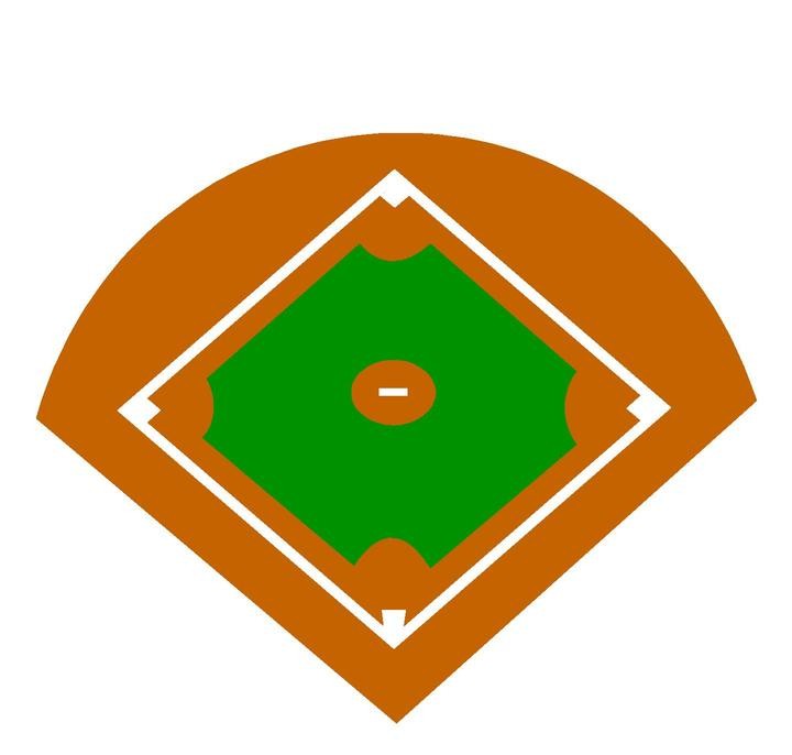 Baseball diamond baseball field clip art 4