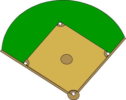 Baseball diamond baseball field clip art 8 2
