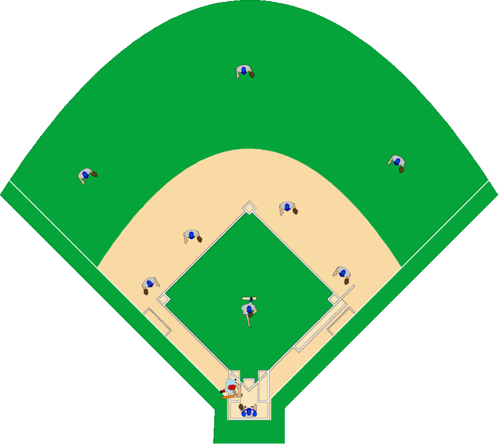Baseball diamond baseball park clipart