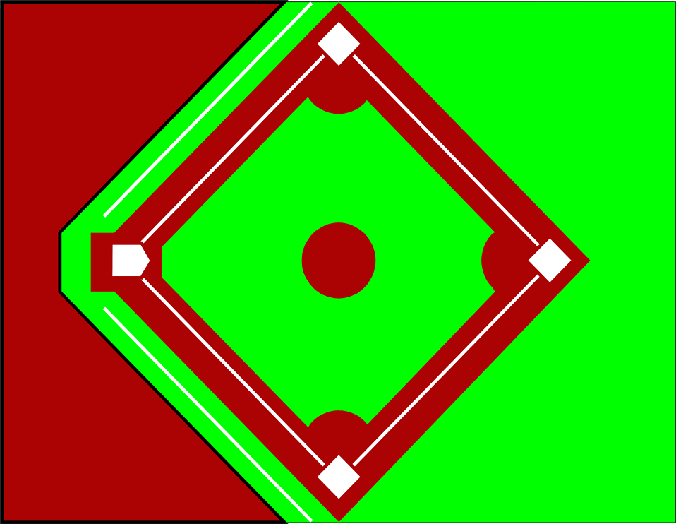 Baseball diamond clip art free 3