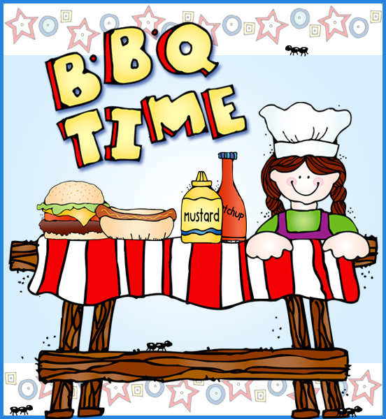 Bbq grill with fire clipart free images