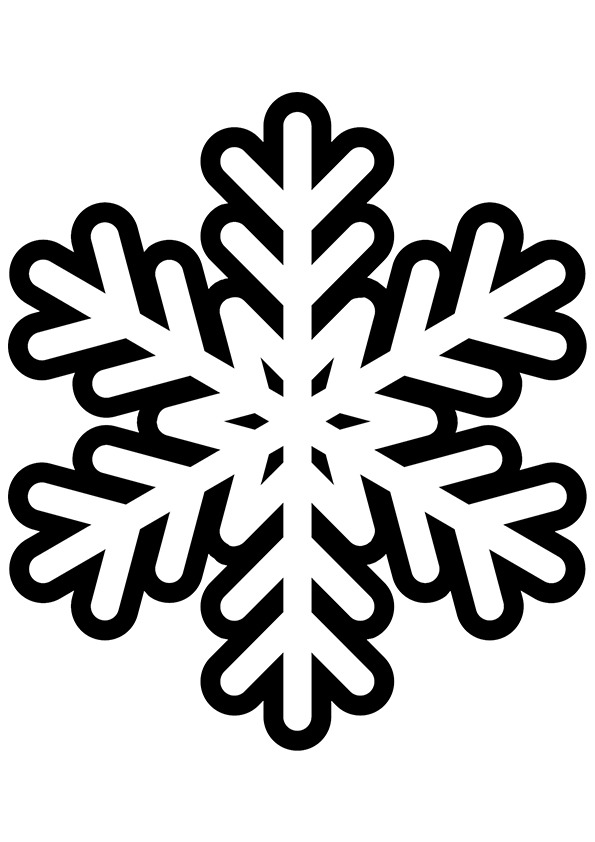 Beautiful snowflake clip art and coloring pages that you can print