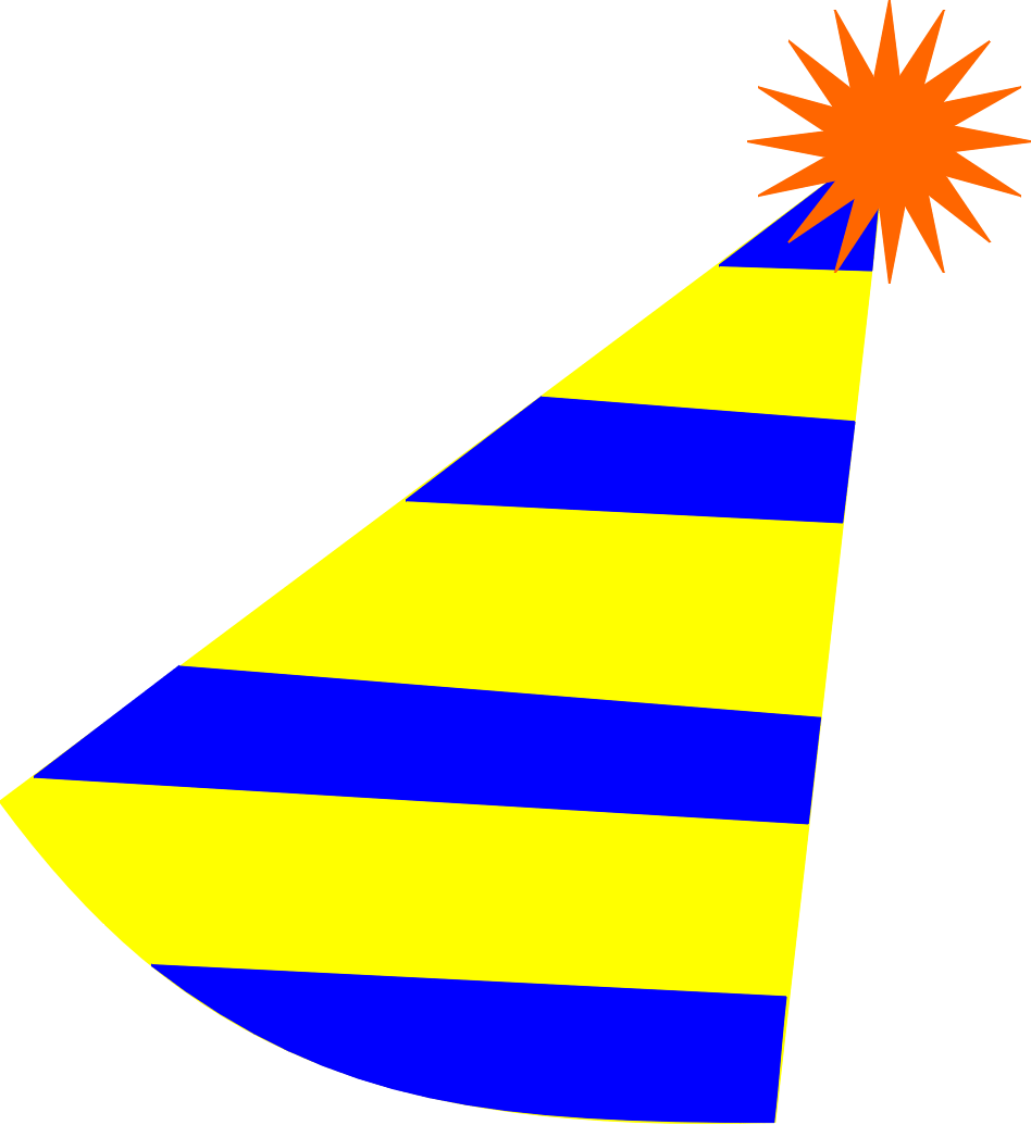 Birthday hat party hat clipart transparent background clipart