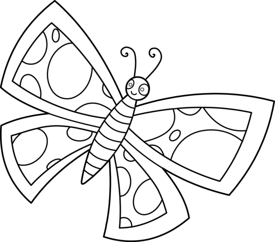 Butterfly  black and white butterfly clipart black and white 7