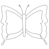 Butterfly black and white butterfly clipart black and white clipart ...