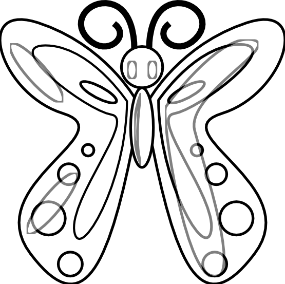 Butterfly  black and white butterfly clipart black and white free 2