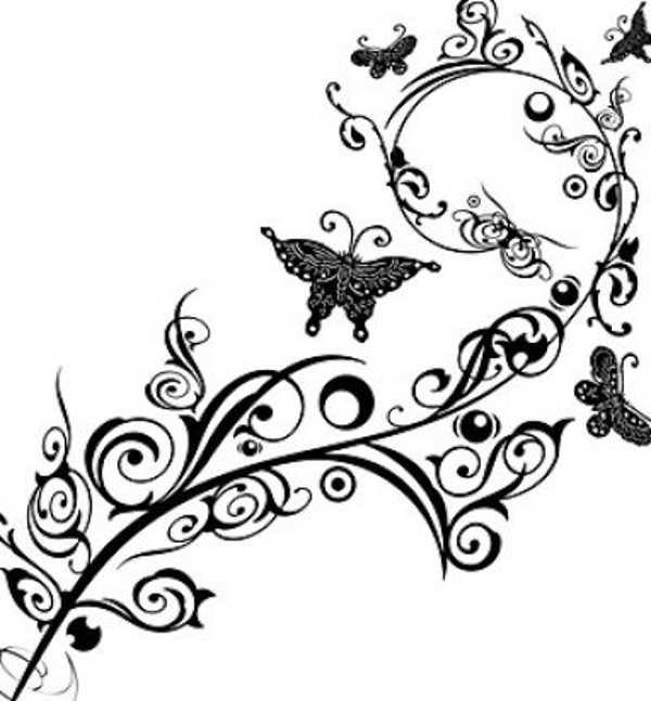 Butterfly  black and white free black and white butterfly clipart google search 2
