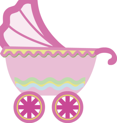 Cartoon baby rattle clipart pink clipart