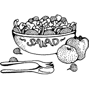 Cartoon salad clipart vegetable clip art 2
