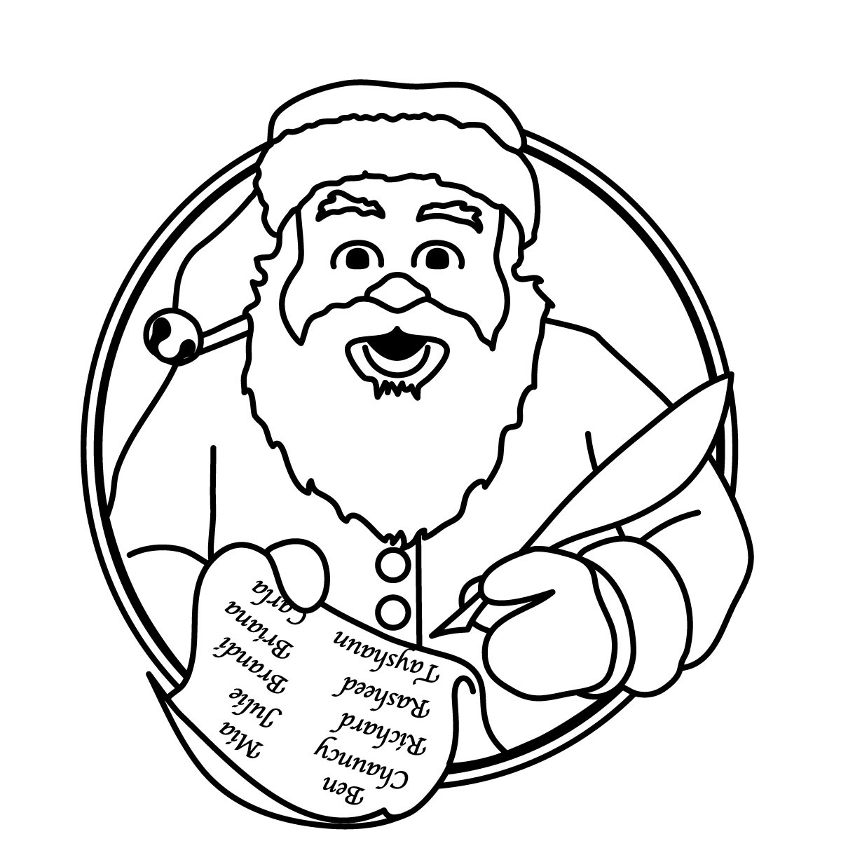 Christmas  black and white christmas ornament clipart black and white free 2