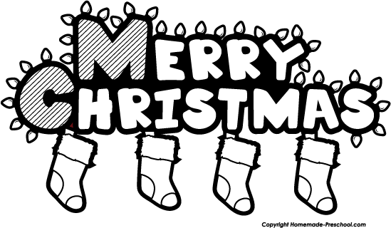 Christmas  black and white clip art black and white christmas clipart 2