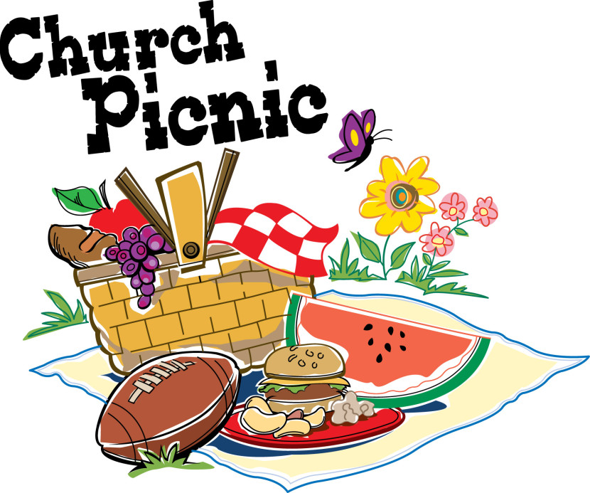 Church picnic clip art
