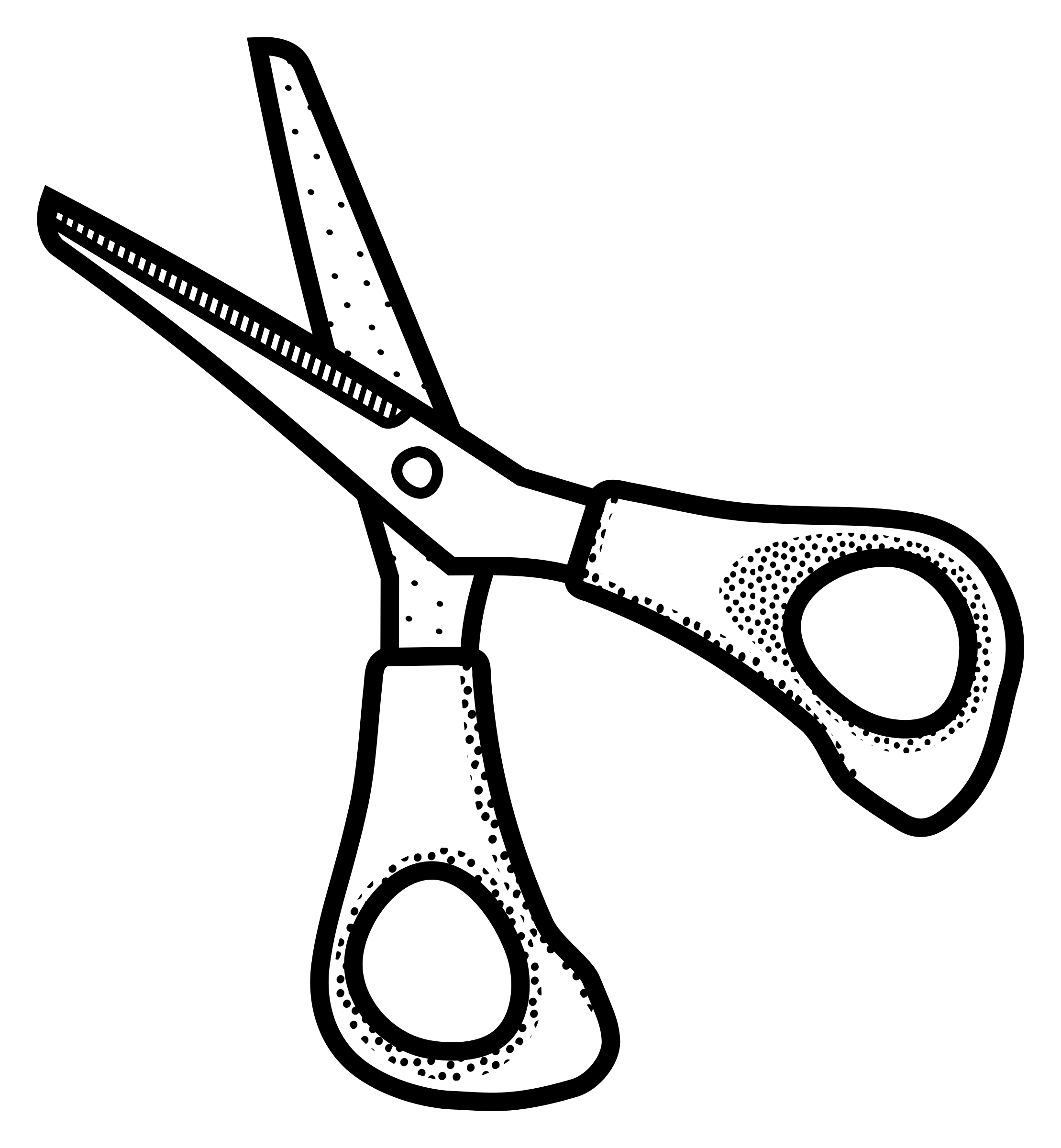 Clipart scissors lineart