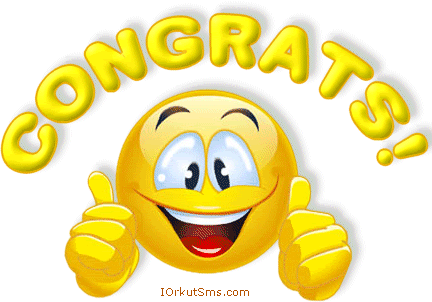 Congratulations new job clipart