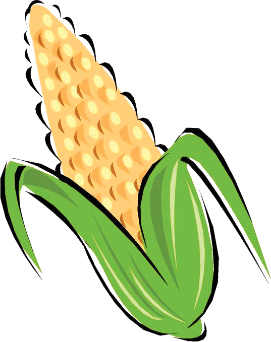 Corn clipart black and white free images 2