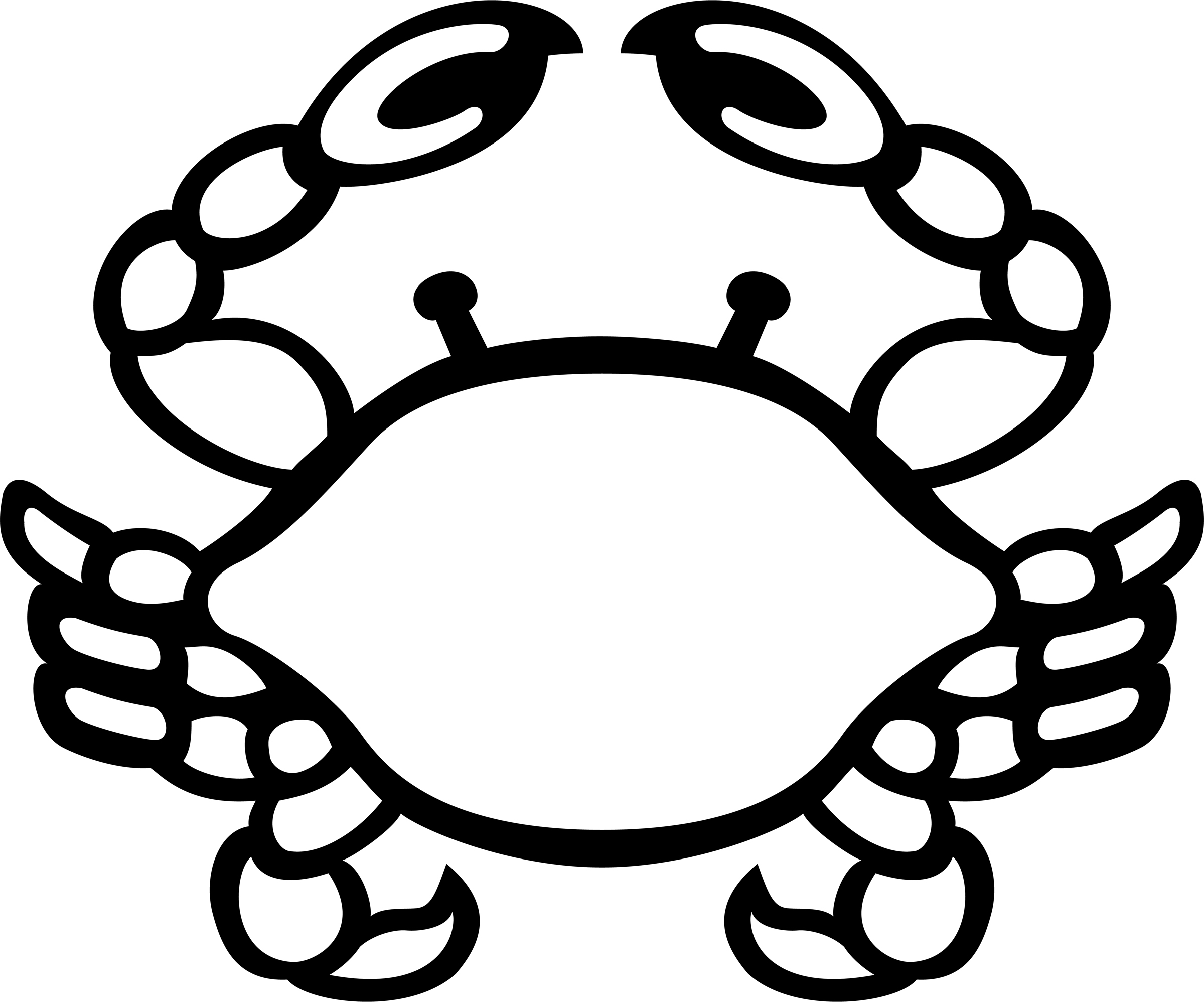 Crab clipart page 1