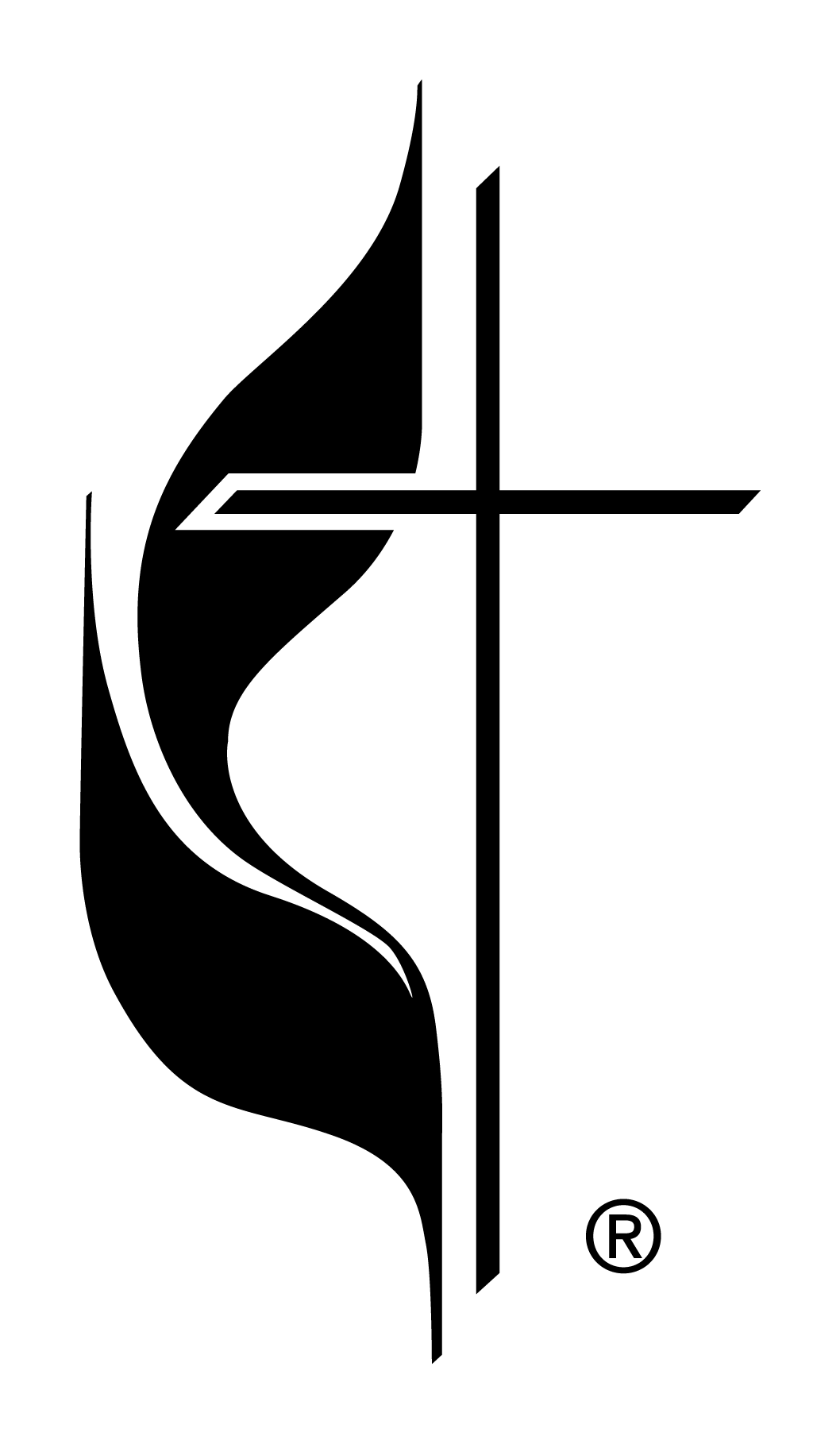 Cross logo lines clipart