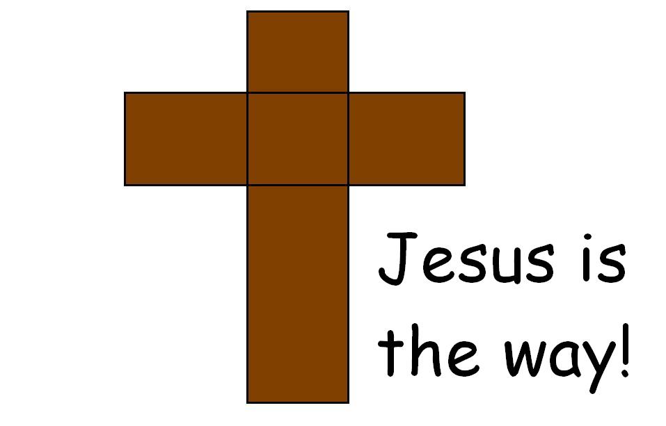 Cross of the way clipart