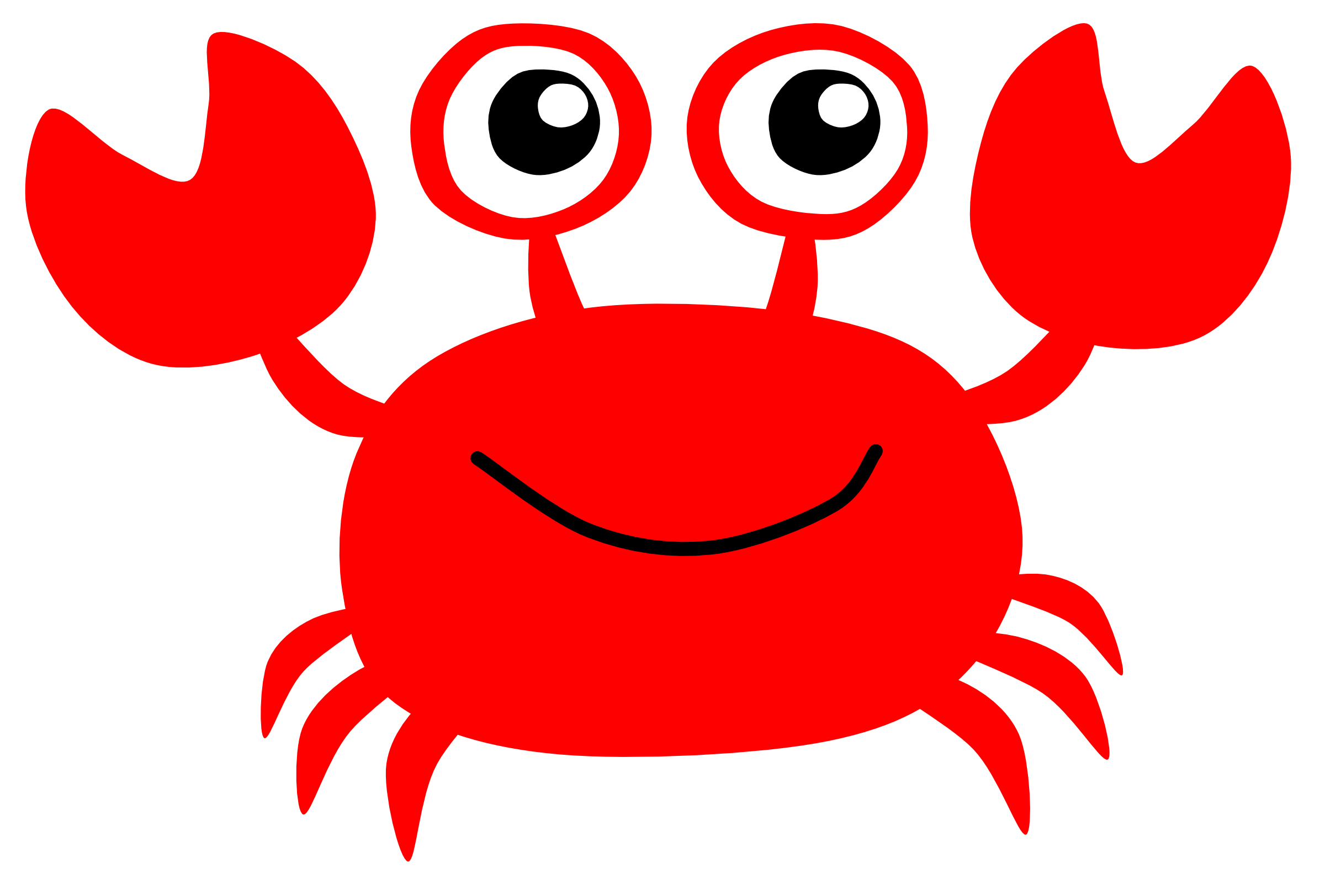 Cute crab clipart free images