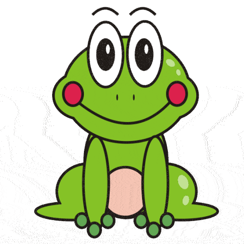 Cute hopping frog clipart free images 3