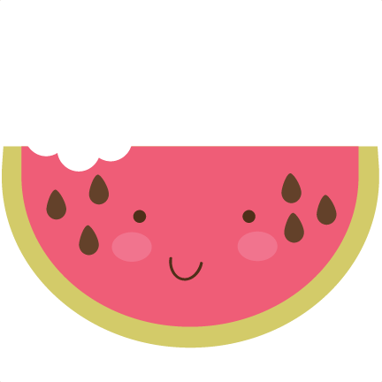 Cute watermelon summer clip art almales