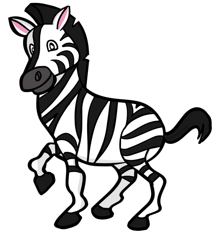 Cute zebra clipart free images 5