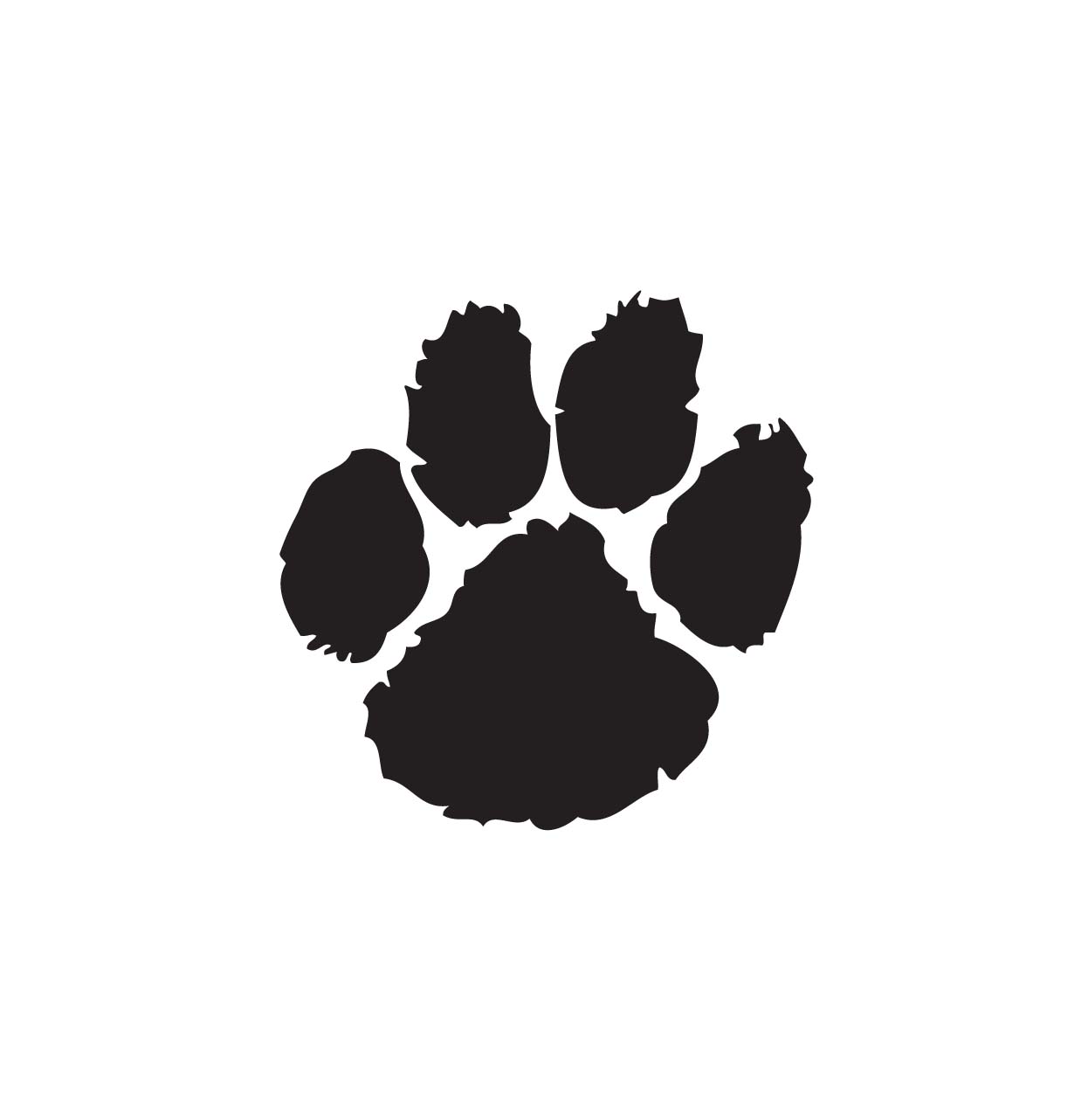 Dog paw clipart 7