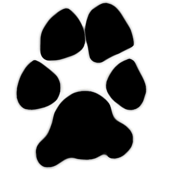 Dog paw print clip art free download 4