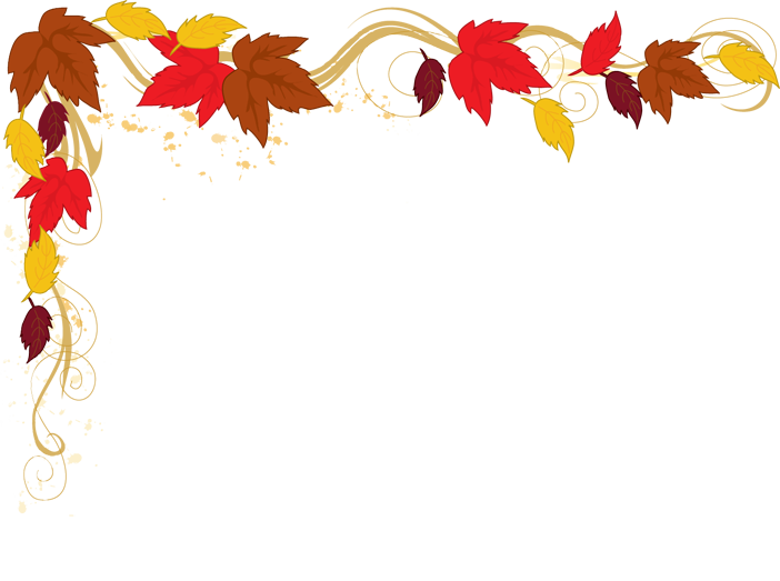 Fall border autumn fall leaves clipart free images