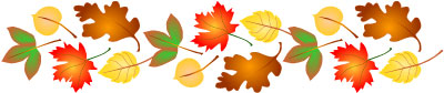 Fall border fall leaves clip art image 3