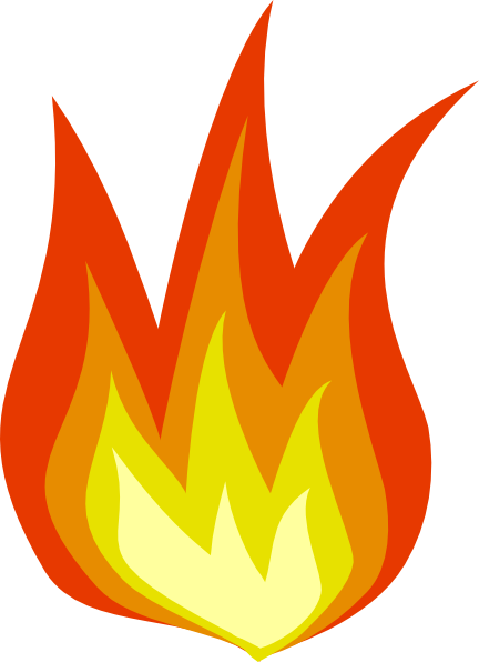 Flame clip art free clipart images