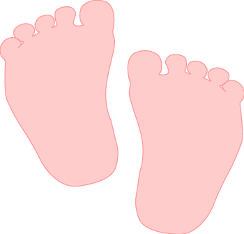 Foot free clip art baby feet borders clipart images image