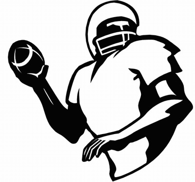 Football  black and white football clipart black and white 3