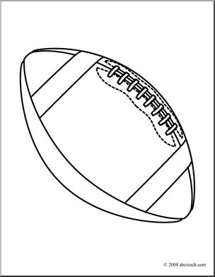 Football  black and white pics of football clip art coloring pages helmet
