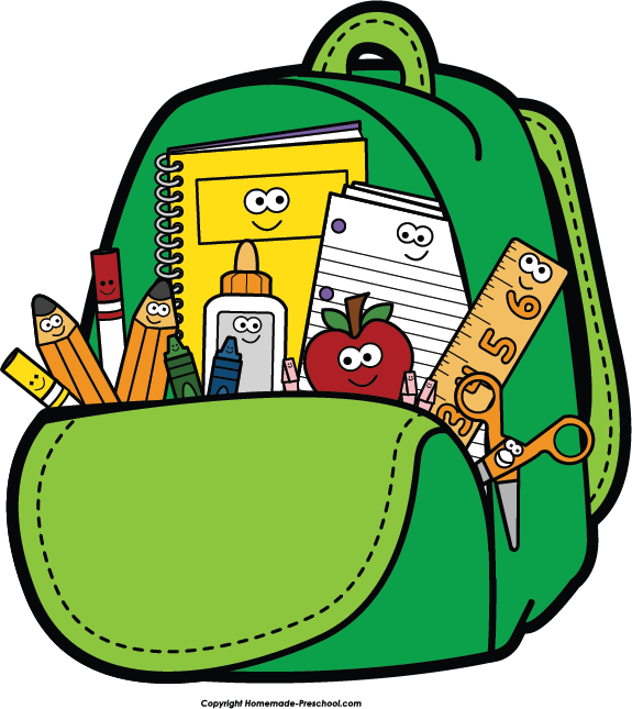 Free backpack clipart pictures