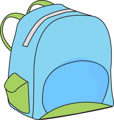 Free backpack clipart