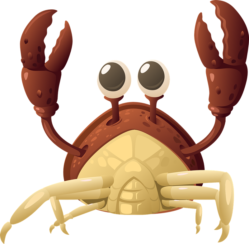 Free crab animations clipart