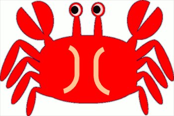 Free crabs clipart graphics images and photos