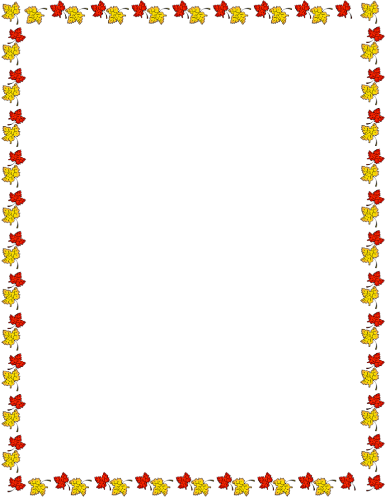 Free fall borders clip art page and vector graphics 2 - WikiClipArt