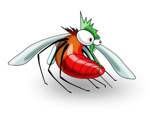 Free funny clip art cartoon mosquito