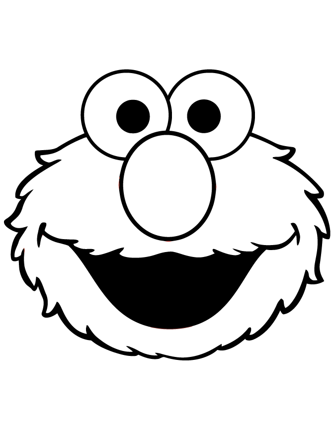 Free Printable Elmo Face Template Clipart Wikiclipart