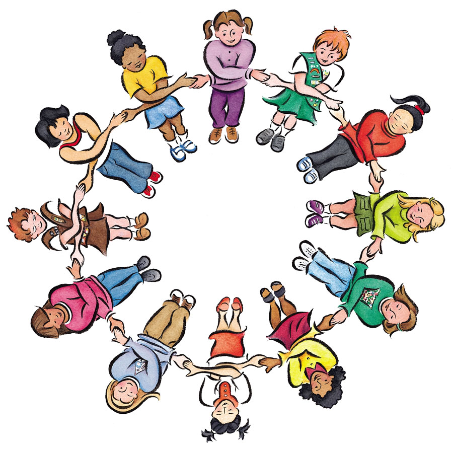 Friendship circle of friends clipart 2