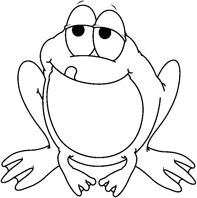 Frog  black and white frogs clip art tree frog black and white free clipart 2